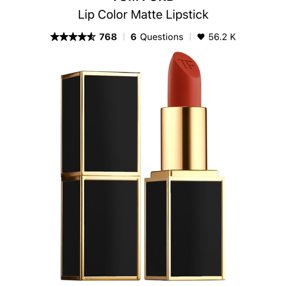 TOM FORD lip color Scarlet Rouge lipstick, NEW in box